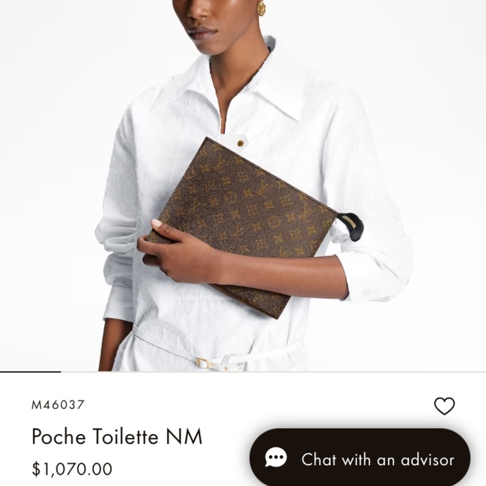 Authentic Louis Vuitton Toilett Bag - New in Box